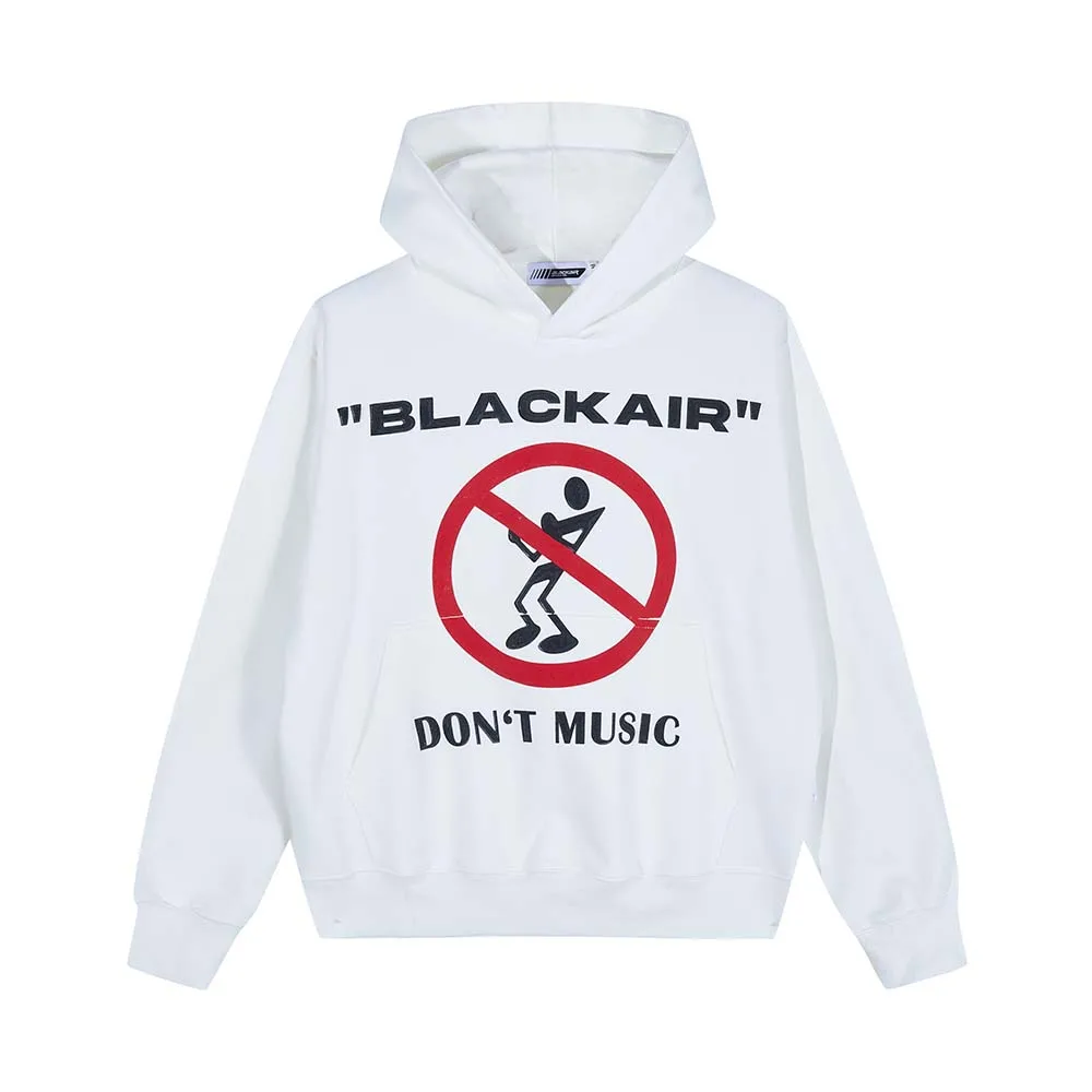 

BLACK AIR Prohibited Slogans Hoodies #W202314