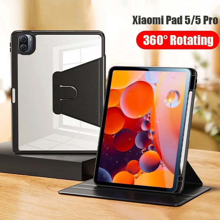

360°Rotating Clear Case for Huawei Honor Pad 8 Matepad Pro 12.6 10.4 2022 2020 Pro 11 10.8 T10S T10 SE 10.1 10.8 Cover