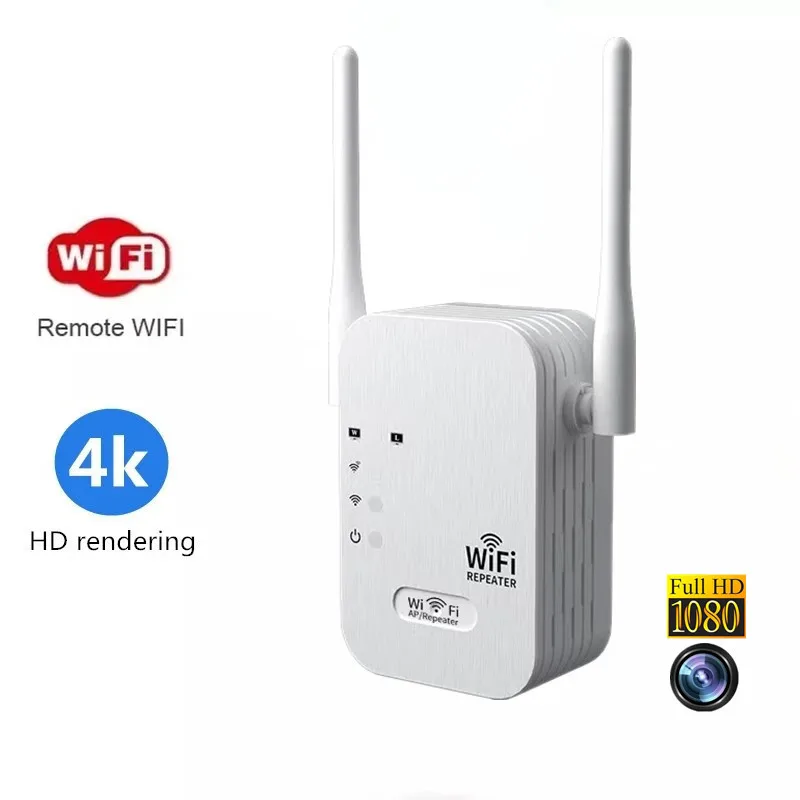 

Ретранслятор Wi-Fi с мини-камерой, многофункциональный портативный бытовой Беспроводной Wi-Fi ретранслятор для удаленного мониторинга