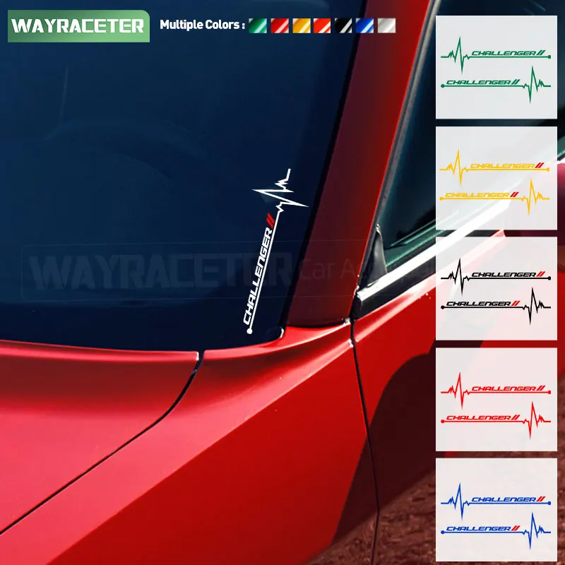 2 шт. светоотражающие наклейки на окна Dodge Challenger SRT8 392 Demon 2023