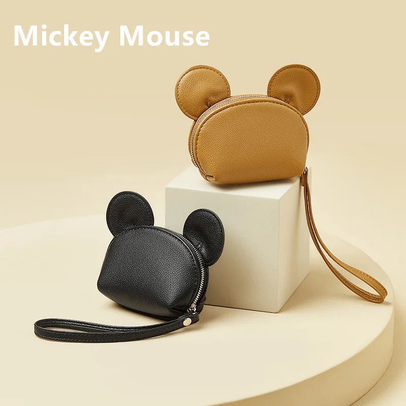

Кошелек для мелочи с большими ушками Микки Мауса, красивая сумка для мобильного телефона из мультфильма Диснея, модная маленькая сумка для ...
