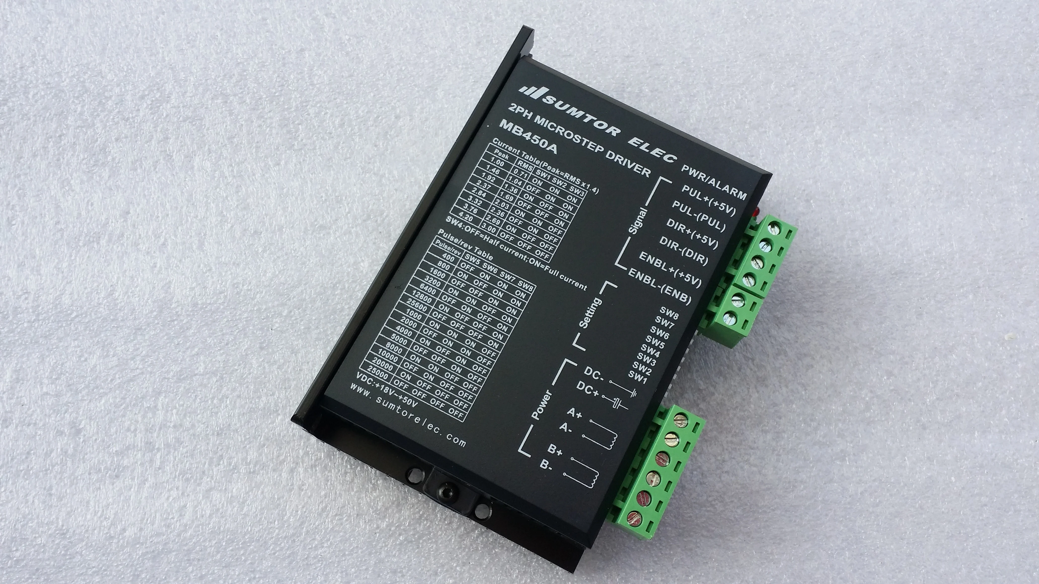 

Nema 17 23 42 Stepper motor driver MB450A Stepping driver 128 Subdividing1.0- 4.2A