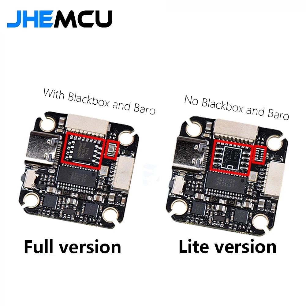 JHEMCU F4 NOXE V3 F411 Acro / Deluxe Version Flight Controller 5V 10V BEC OSD Baro BlackBox 2-6S 20X20mm for RC FPV Racing Drone