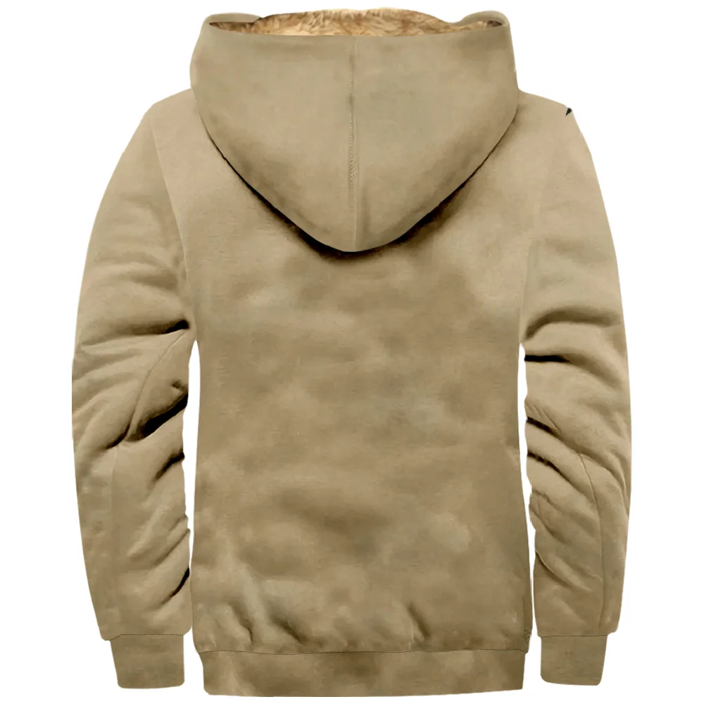 Толстовка Мужская/женская с капюшоном и 3D-принтом на молнии