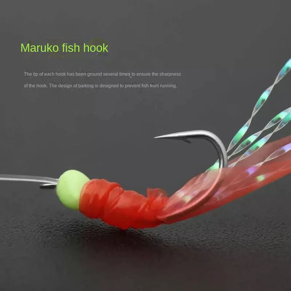 6 шт. рыболовные крючки для морской и пресноводной рыбалки