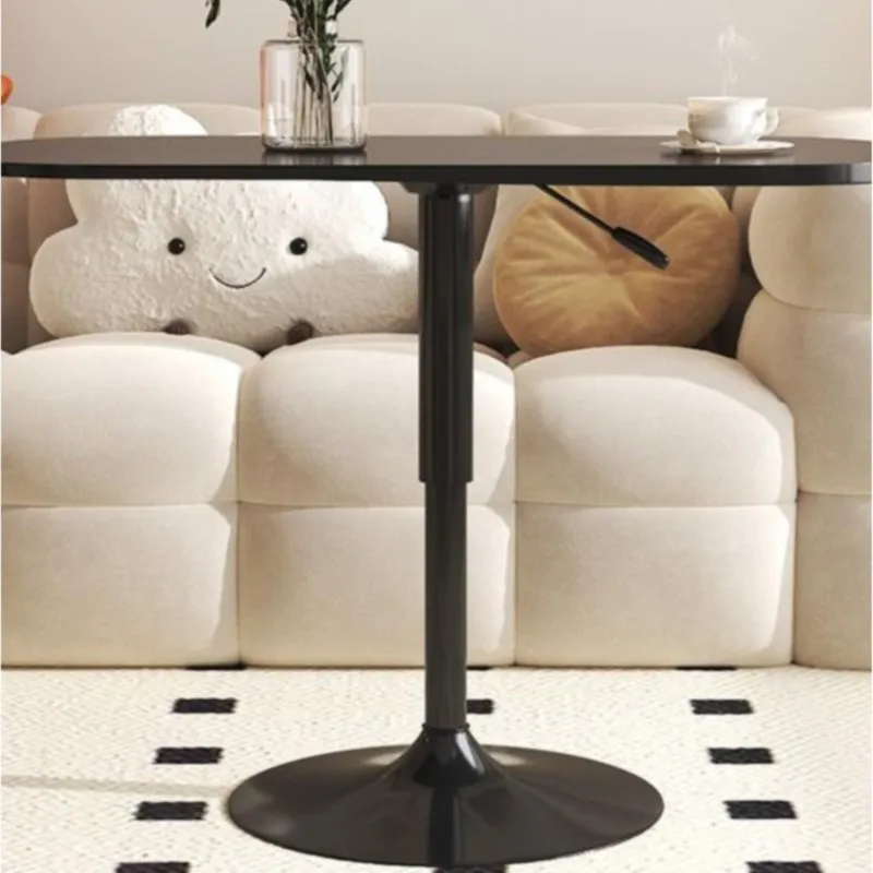 Мобильный компьютерный стол для гостиной диван каменная плита край стола