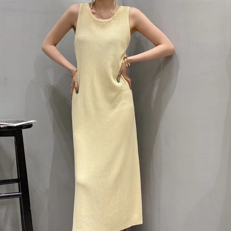 

2021 Women Solid Bodycon Short Sleeve Summer Mini Dresses Knitting Black