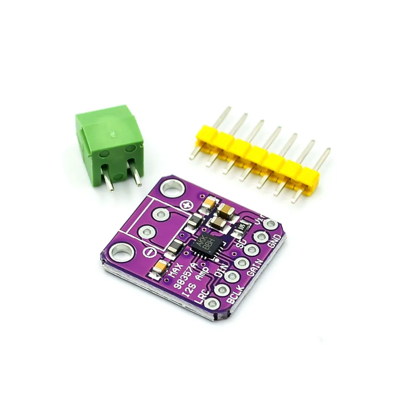 

Max98357 I2S 3W Audio Amplifier Module Dac Decoder Module Filterless Audio Board For for Raspberry Pi Esp32