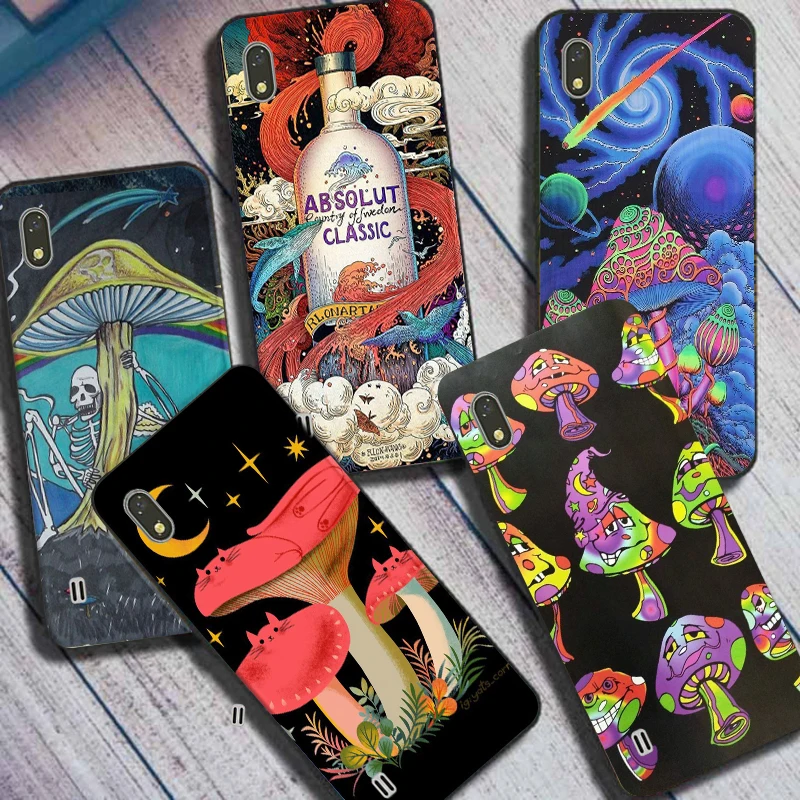 Необычный Триппи гриб для ZTE Blade A530 Чехол Мягкий ТПУ чехол для ZTE BladeA530 ZTE A530 милый мультяшный чехол для телефона s Coque бампер