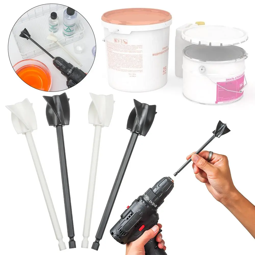 

Glaze Reusable Resin Moulds Stirring Rod Epoxy Mixer Attachment for Drill Resin Mixer Paddles Mix Epoxy Mold Tools