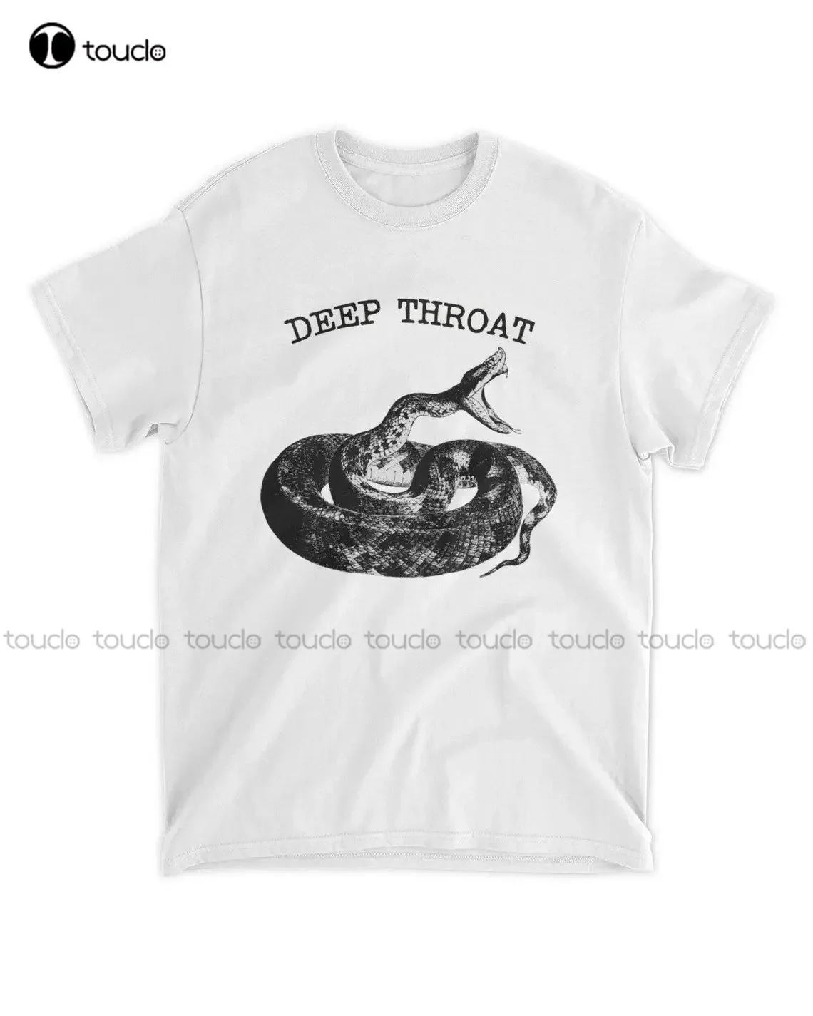 Deep Throat Snake Big Mouth Shirt Trending Tee Unisex Men'S White T-Shirts Xs-5Xl Custom Gift Make Your Design