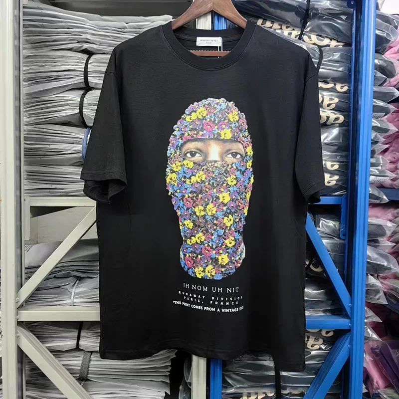 Футболки NOM IH UH NIT для мужчин и женщин лучшее качество классический узор с принтом