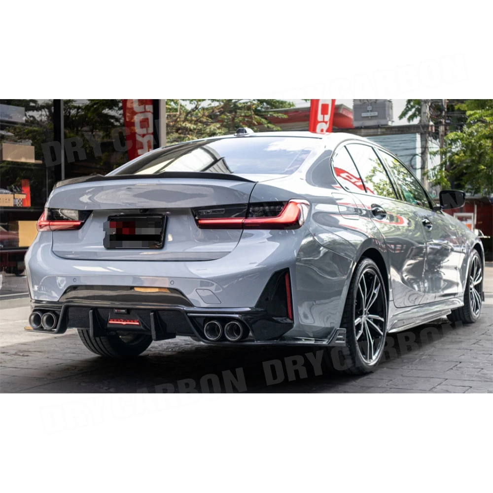 Автомобильные аксессуары для BMW G20 G28 LCI M Sport 2023 + задний бампер диффузор спойлер