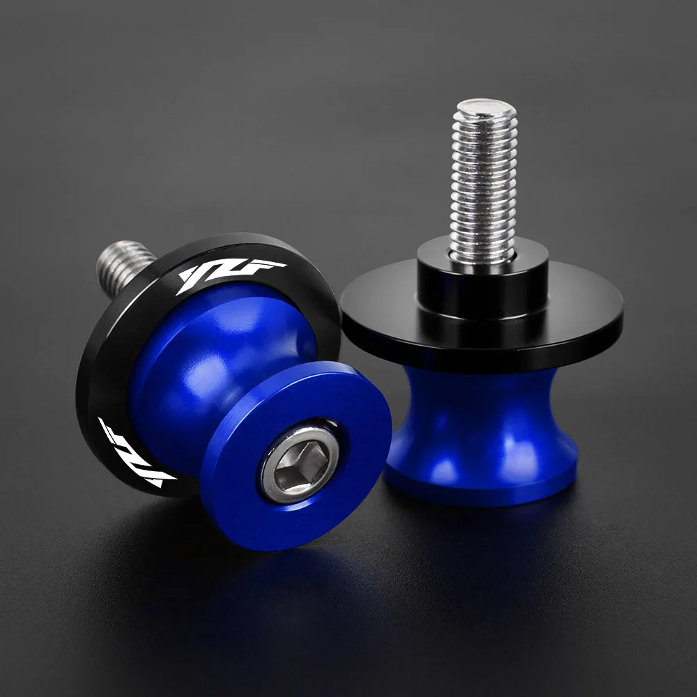 

Motorcycle Swingarm Spools M6 Stand Screws CNC Accessories For Yamaha YZF R1 R3 R6 R25 YZFR1 YZFR3 YZFR6 YZFR25 1999-2023