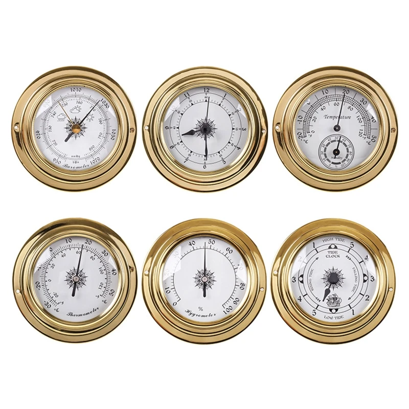 Clock Tide Clock Temperature Hygrometer For Indoor Outdoor