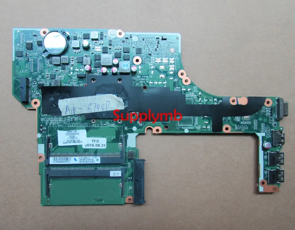 828431-601 828431-001 DAX73AMB6E1 w A10-8700P CPU for HP ProBook 455 G3 Series NoteBook PC Laptop Motherboard MB Tested