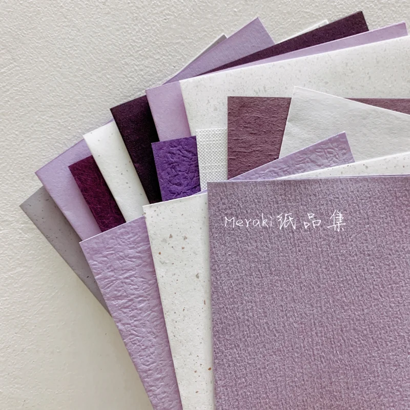 Купи 15 Sheets Retro Purple Material Paper Decorative Material Paper Journal Scrapbook Planner Kawaii Stationery School Supplies A6 за 617 рублей в магазине AliExpress