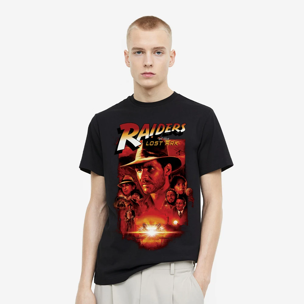 

Мужская хлопковая футболка, дышащая впитывающая пот тонкая круглая рубашка в стиле хип-хоп, панк-рок, с принтом, большие размеры, w