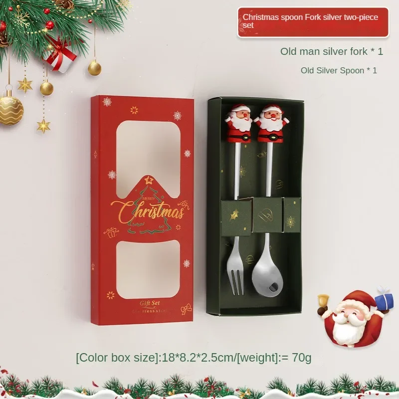 Набор столовых приборов из нержавеющей стали мультяшная фигурка ложка вилка