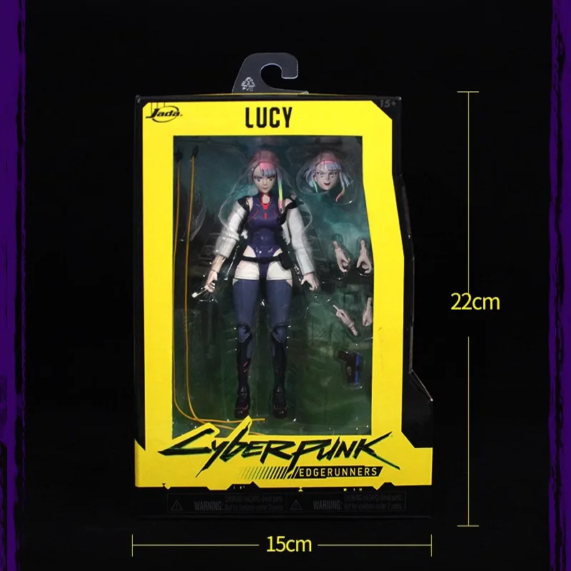 Новая оригинальная аниме-фигурка Jada Cyberpunk: Edgerunners David Martinez Lucyna Kushinada, экшн-фигурка, игрушки для детей, Рождественский подарок (art.: 3920cb05b151a) - 3920cb05b151a