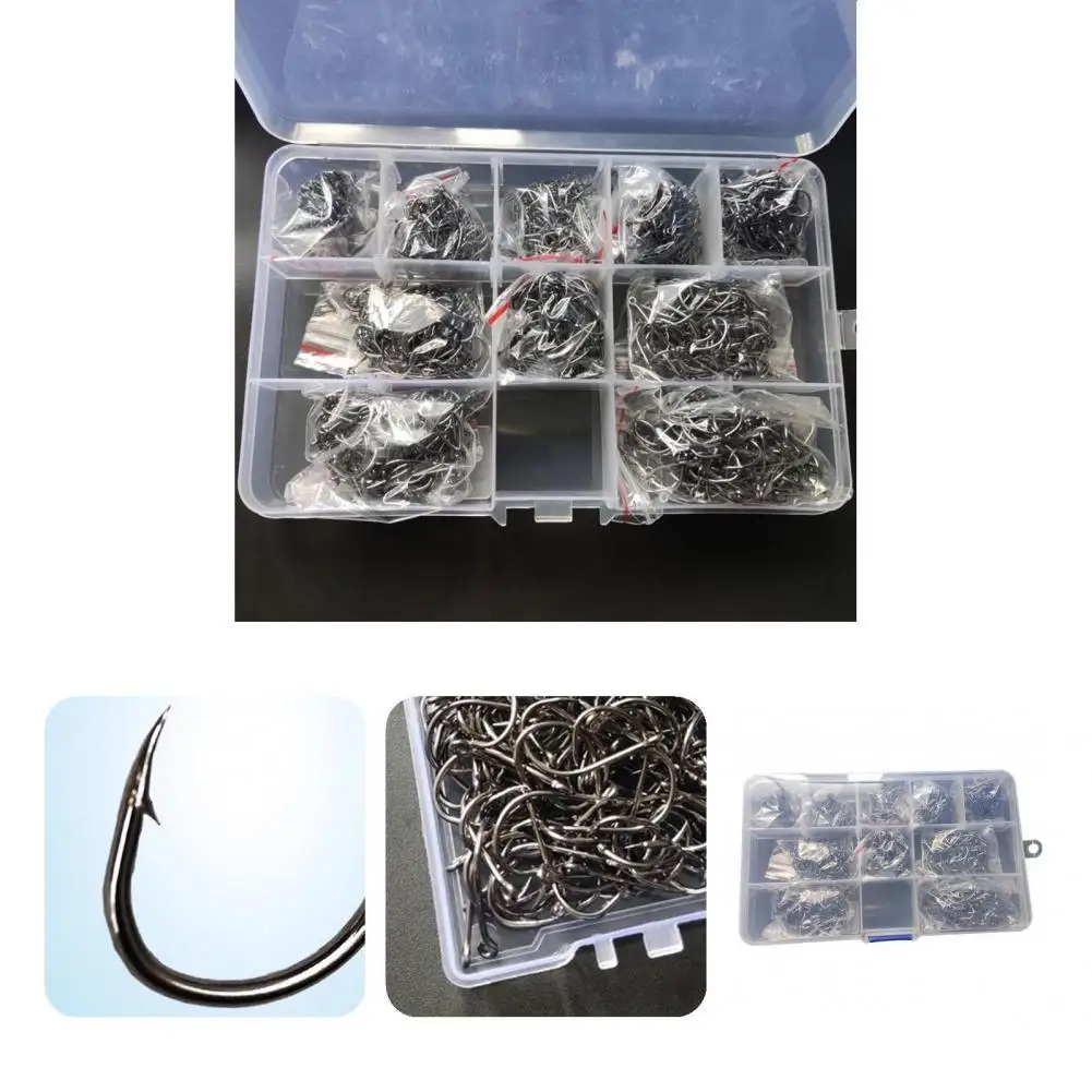 

Easy to Use High Carbon Steel Multiple Reliable Fishhooks for Fishing Lovers