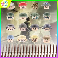 new ww2 military soldier building block toys soldier army military toy gun weapon warship birthday gift accessories wholesale