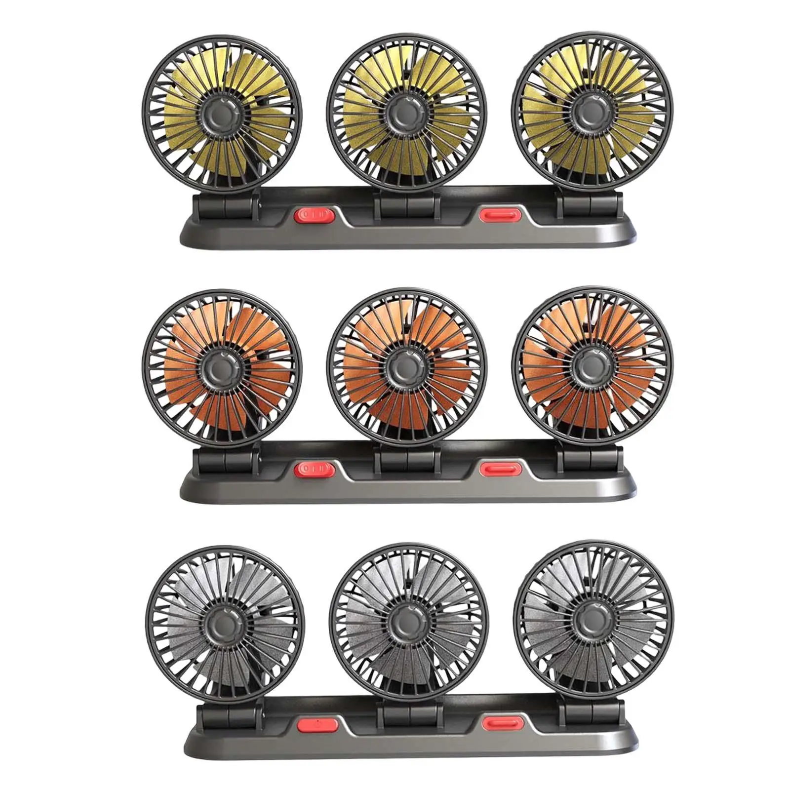 

Vehicle Car Cooling Fan Personal Cooling Vehicle Fan, 2 Adjustable Speeds Low