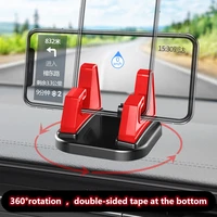 360 degree rotate car cell phone holder dashboard sticking universal stand mount bracket for mobile phone black red gray
