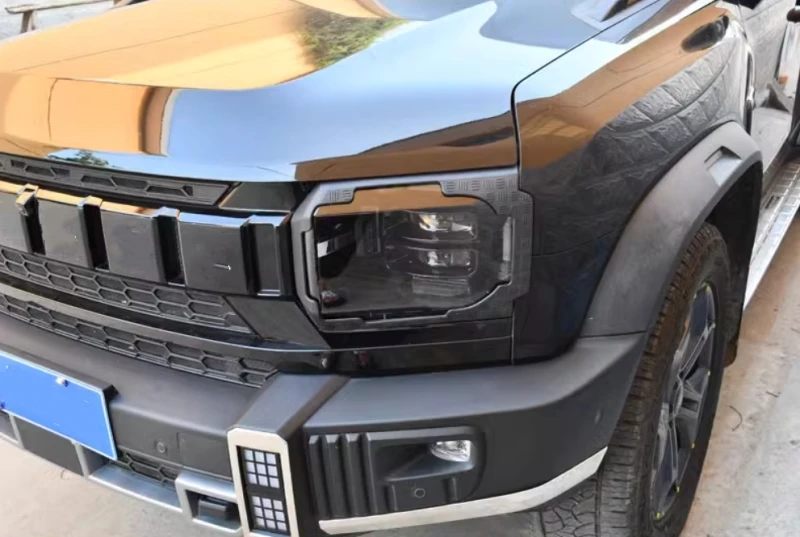 Отделка автомобильной фары внешние аксессуары подходит для JETOUR Traveler T2 2023-2024