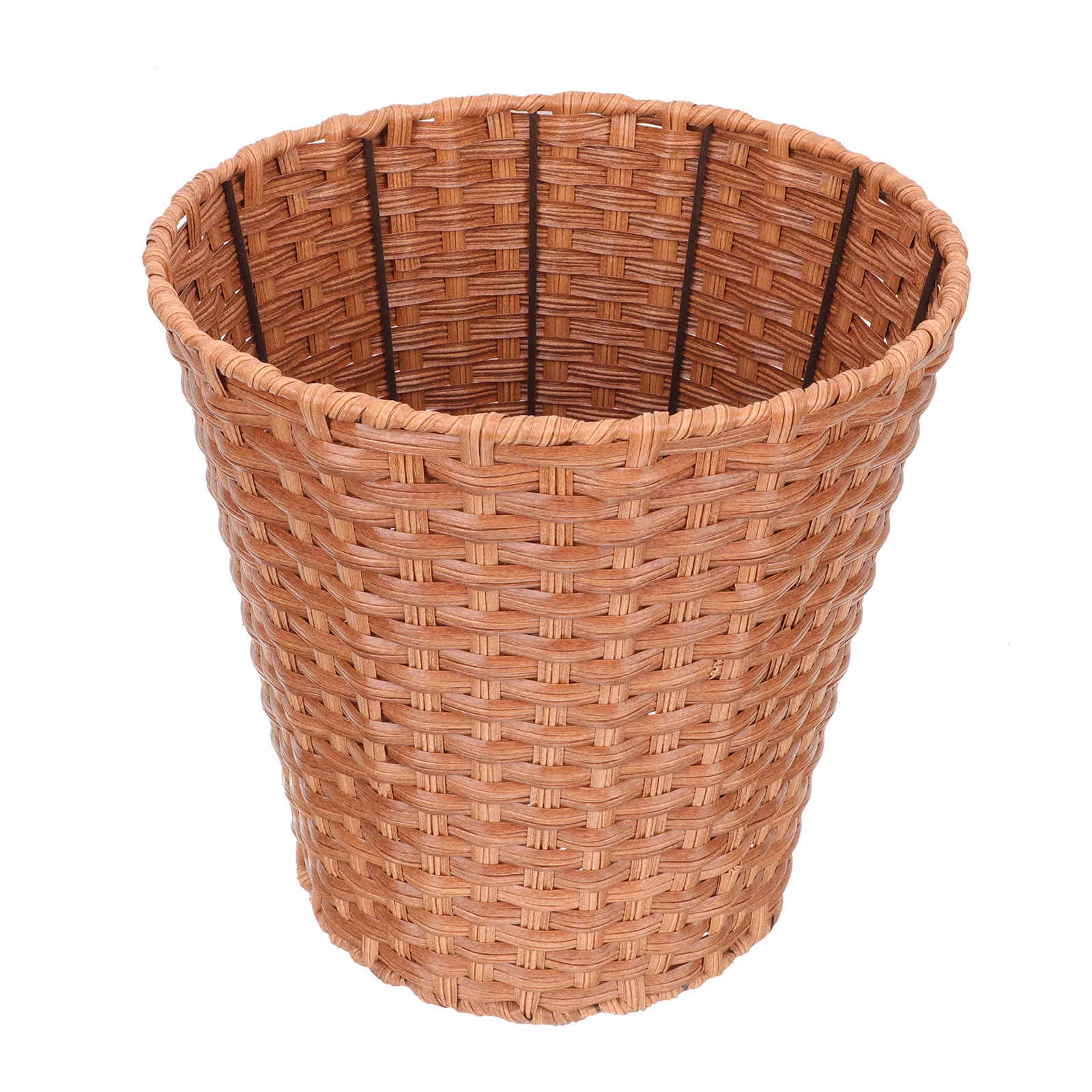 

Basket Can Trash Woven Storage Rattan Garbage Wicker Wastebasket Waste Organizer Clothes Laundry Baskets Hyacinth Water Bins