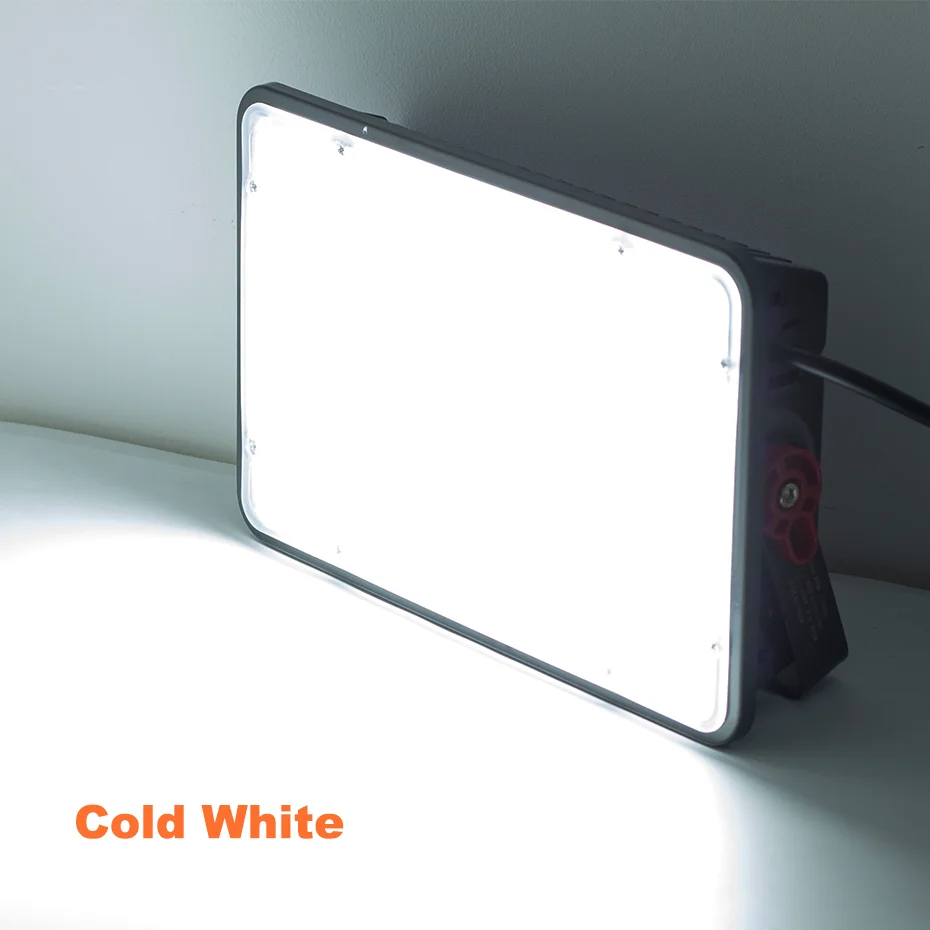 

YEMEKE Уличный прожектор LED 50/100/200/400 Вт, IP66, холодный/теплый белый