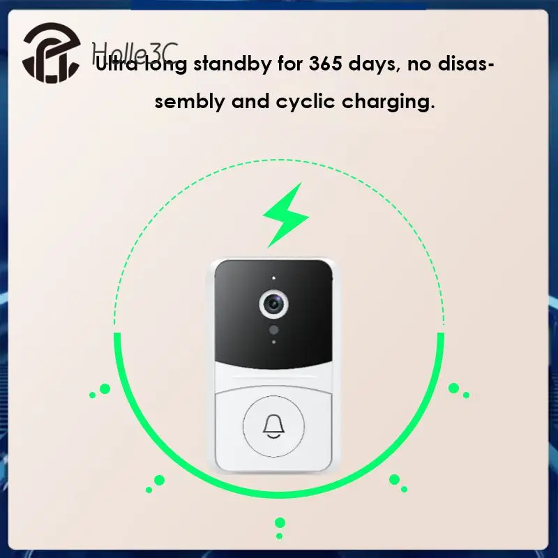 

Wireless Wireless Doorbell Tuya Wifi Doorbell Tuya High-definition Intelligent Doorbell For Home Monitor Door Phone Smart Home
