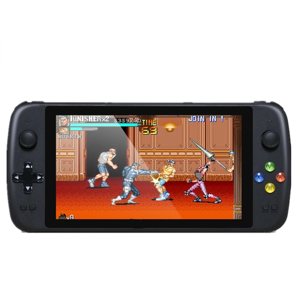 Quad Core Cpu 7 inch Handheld Portable Game Console for ps1 Arcade mame 8/16/32/64/128 bit video games built-in 5000 free games