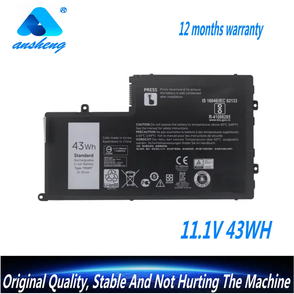 Новый аккумулятор для ноутбука TRHFF Dell Inspiron 5547 5545 5548 5447 5445 5448 14-5447 15-5547 3450 3550 1V2F6 01V2F 11