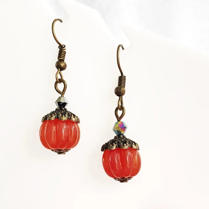 

Sweet and Elegant Taste New Tomato Earhook Pendant Fruit Earrings Female