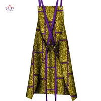 2022 new african style printing adult apron with big pocket kitchen baking cooking accessories cooking clothes wyb640