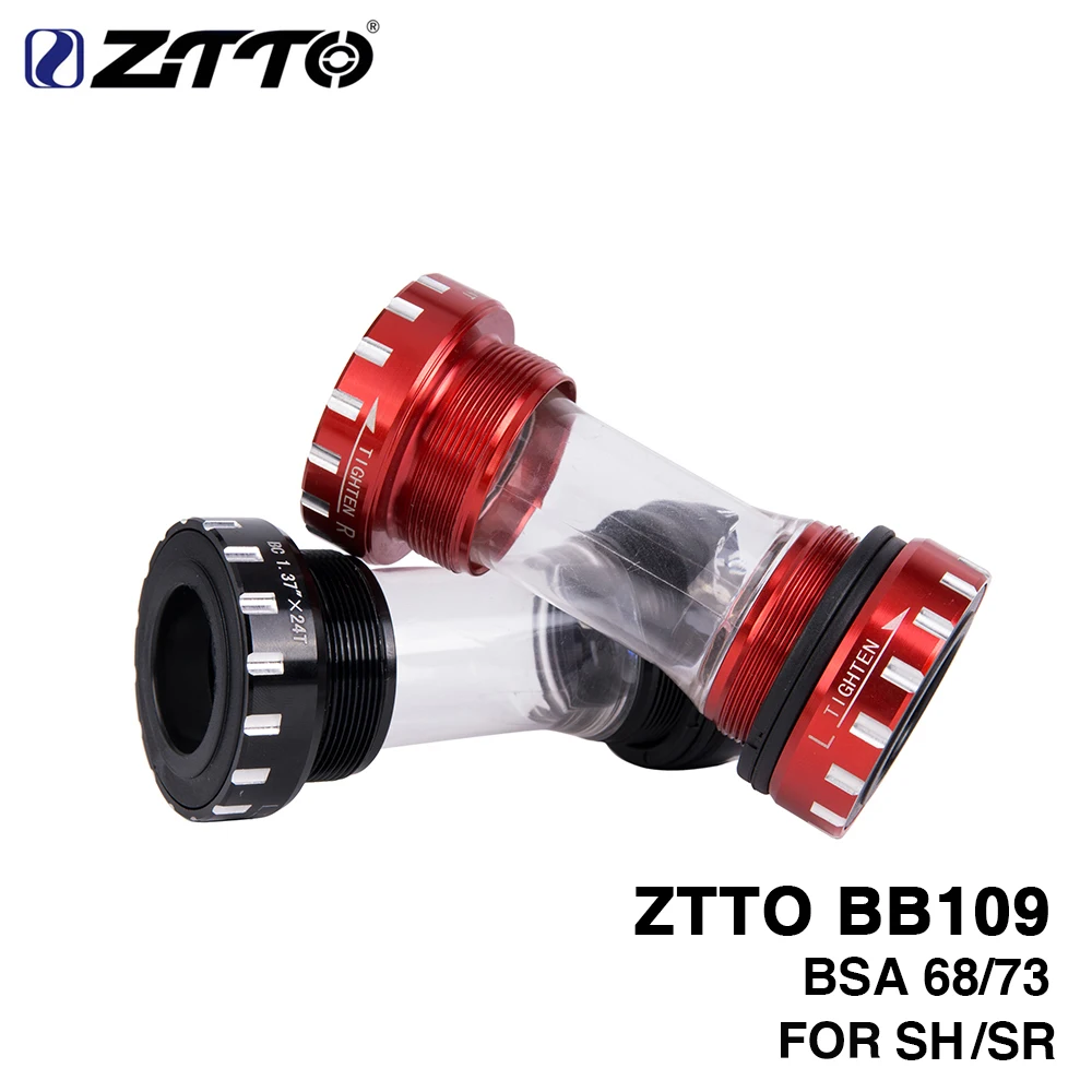 

ZTTO Bicycle BB109 Bottom Bracket BB68 BSA68 bsa73 MTB Road Bike Parts for 24mm 22mm GXP Crankset