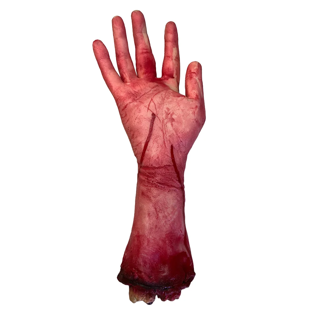 

Hand Fakebody Severed Broken Parts Props Hands Blood House Decorations Haunted Prop Decoration Scary Arm Party Accessories Human