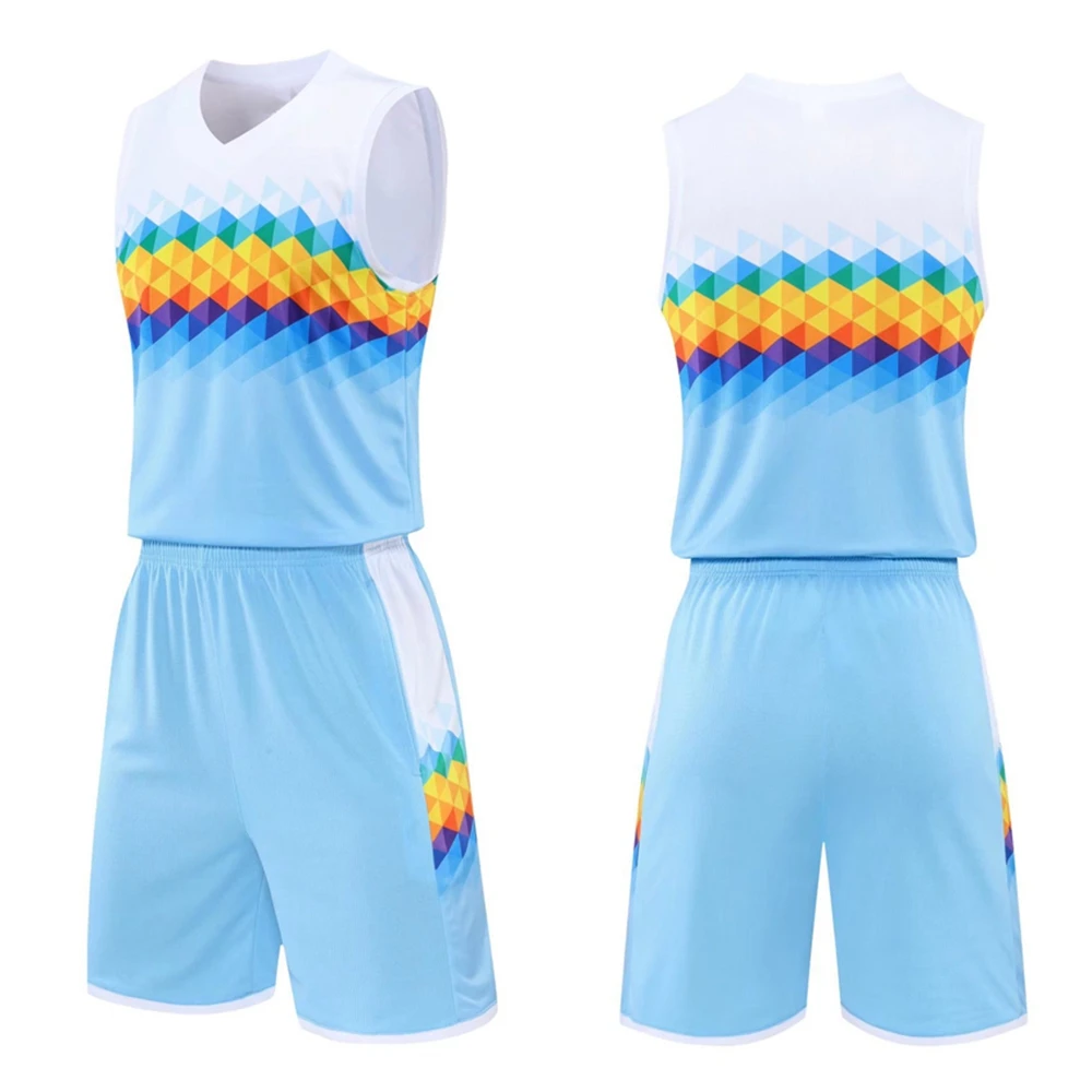 Men's and Women's Uniforms Youth Summer New 2023 Basketball Jerseys Quick-Dry Breathable Training Sports Suit College Uniform