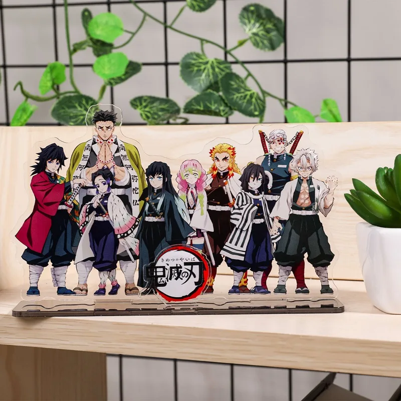 

Cartoon Demon Slayer Anime Kimetsu No Yaiba Kamado Tanjirou Nezuko Zenitsu Giyuu Acrylic Stand Figure Model Toys Desk Decor