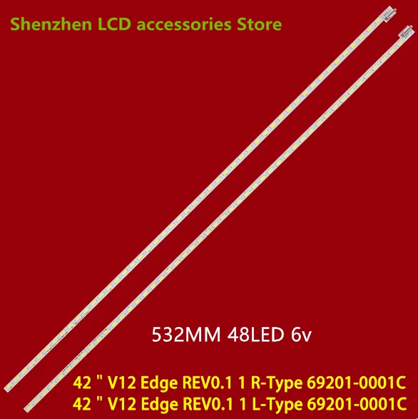 Лента подсветки ЖК-телевизора для 42 V12 Edge REV0.1 L/R-Type 6922L-0014A 6920L-0001C Светодиодная