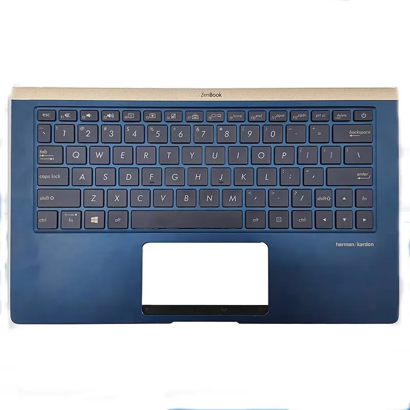 Клавиатура для Asus ZenBook UX333 UX333F UX333FA-AB77 UX333FAC-XS77 UX333FN U3300F UF3300F с крышкой C Синий Красный