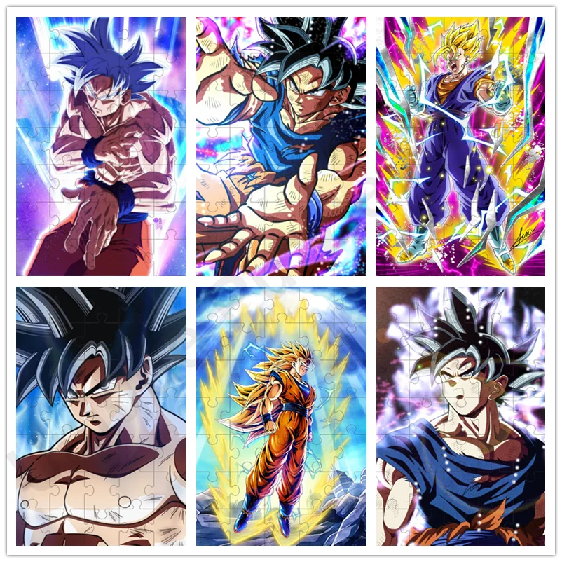 

Dragon Ball Super Son Guku Jigsaw Puzzle 35/300/500/1000 Pcs Funny Family Diy Manual Toys Educational Family Game Wooden Puzzle