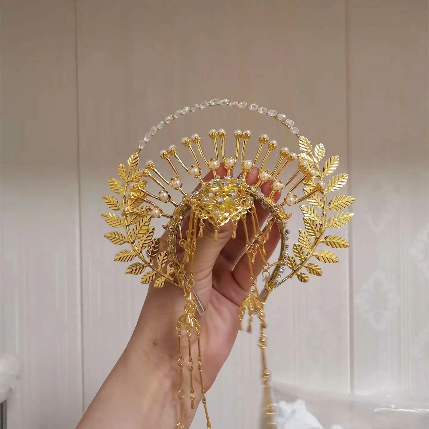 

1/3 1/4 1/6 BJD doll crown headdress, Uncle doll hair rings crown 1 piece