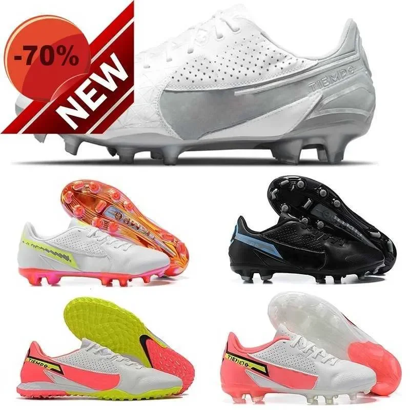 

Sandals Soccer Cleats Shoes Tiempo Legends 9 IX Elite Rawdacious Pack Cleat Renew Black Iron Grey Anti-Clog Motivation Focus