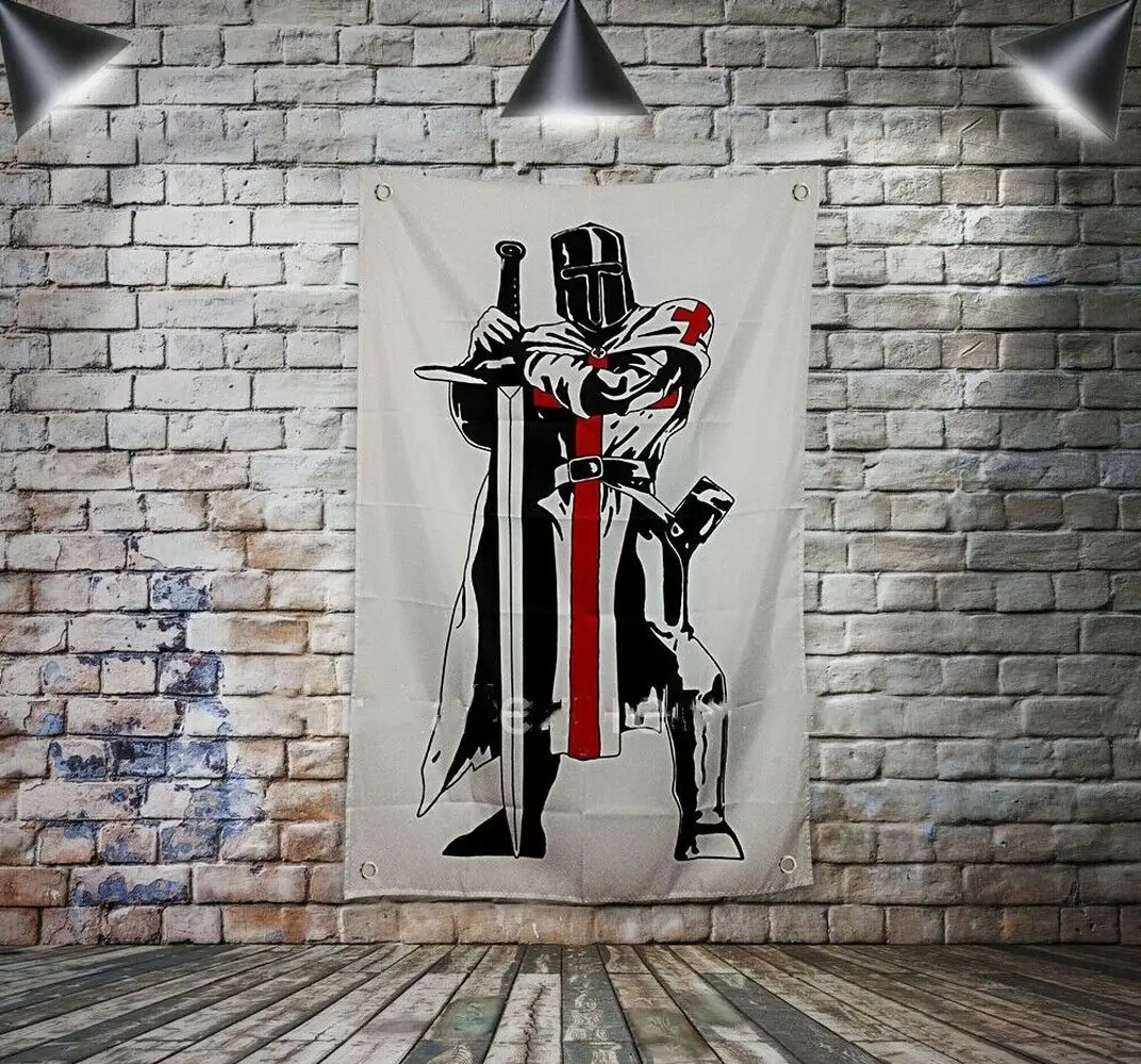 

Vintage Knights Templar Posters Print Art Wall Decor Crusader Banners Flags Wallpaper Canvas Painting Wall Hanging Home Decor N6