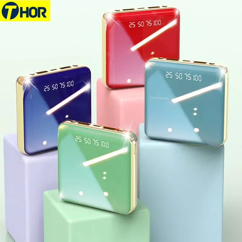 

10000mAh Mini Power Bank for Xiaomi Mi iPhone 12 Pro Mini Poverbank Portable External Battery Charger Powerbank