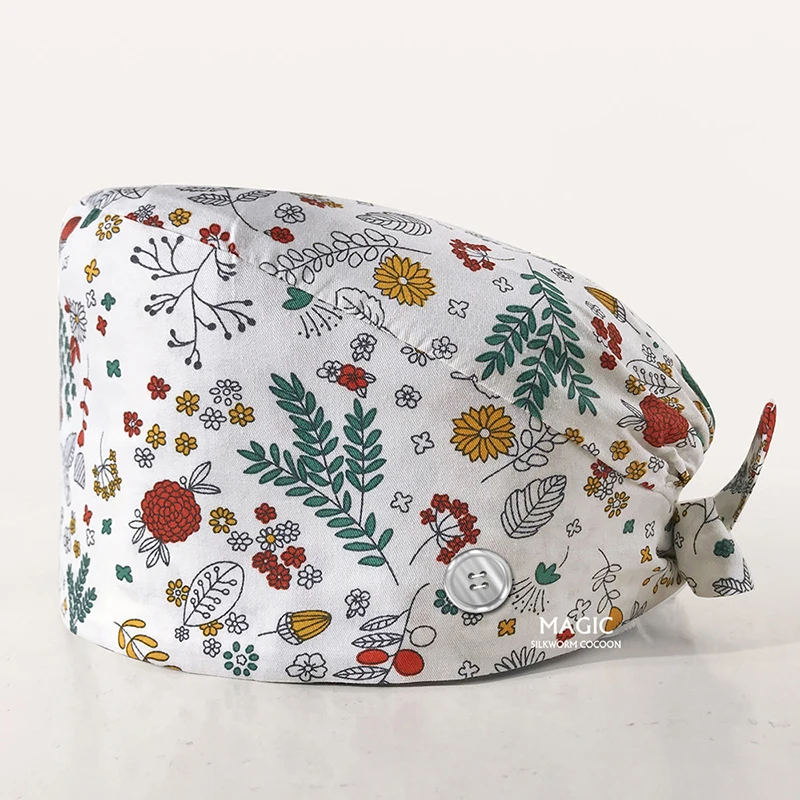 Новая креативная шапка с мультяшным рисунком хирургическая медицинская