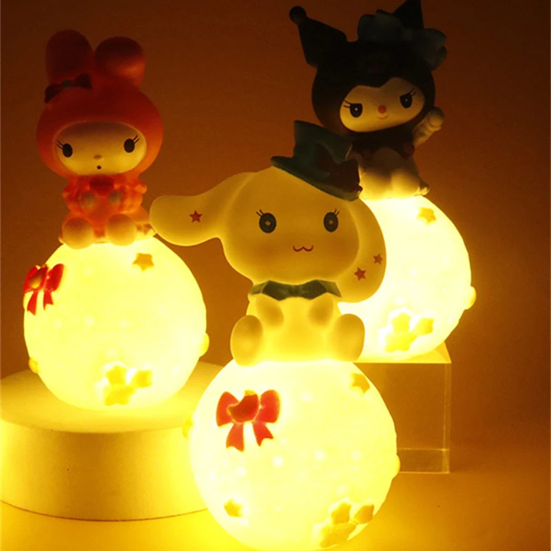 

Милый Коричный светящийся ночник, детская игрушка, прикроватная лампа, аниме кавайный милый детский подарок для детей, подарки, украшение для дома