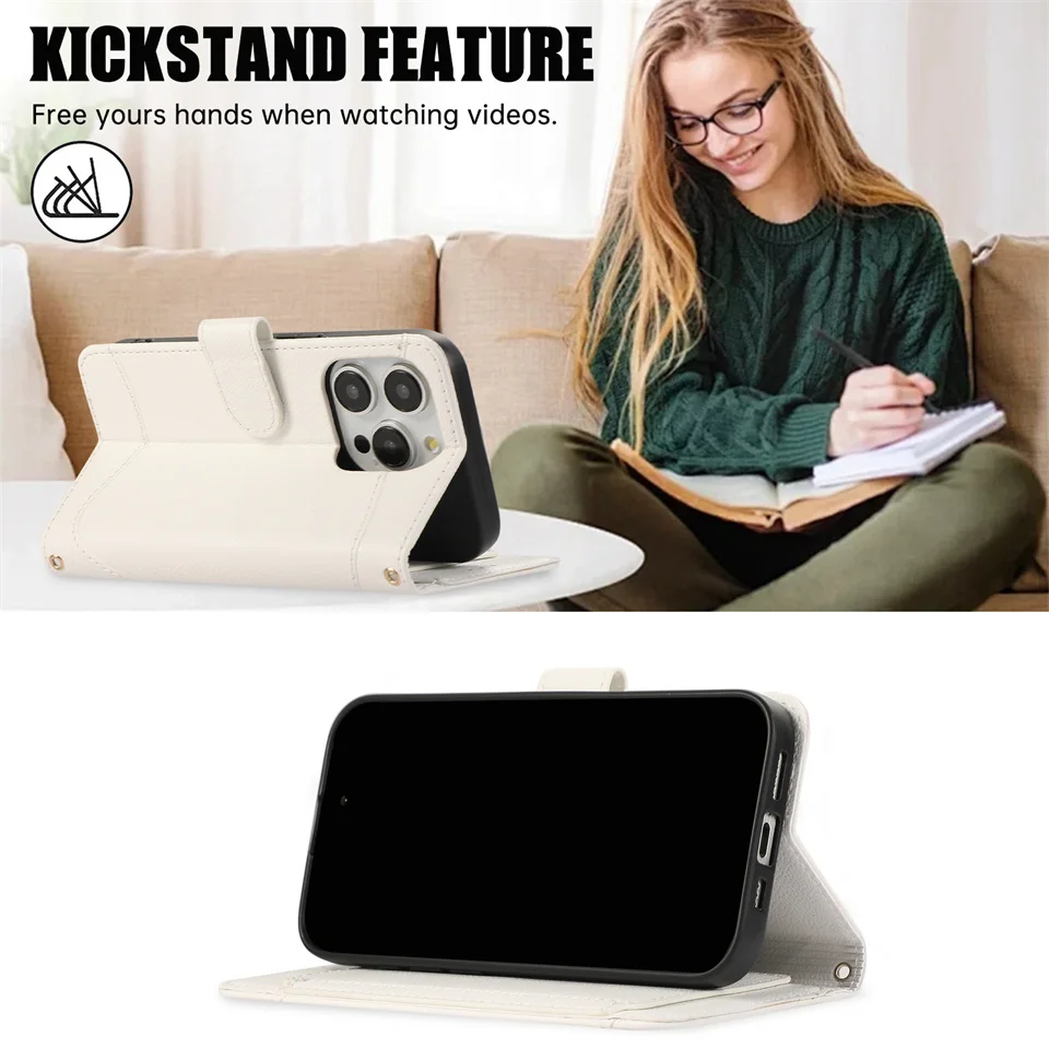 Чехол для телефона с ремешком через плечо IPhone 13 12 Mini 15 14 11 Pro Max XS X XR 7 8 Plus кошелек